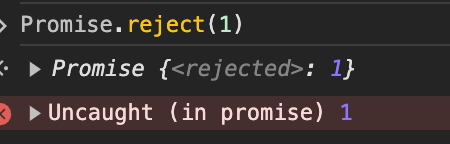 Promise.reject